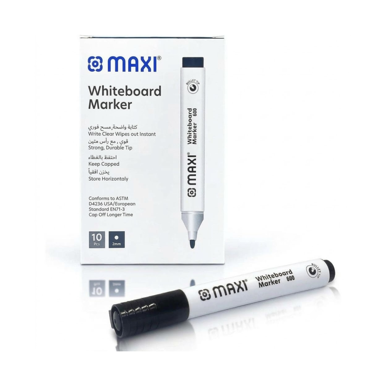 MAXI WHITE BOARD MARKER BLACK